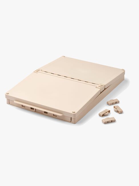 LIEWOOD Weston Oppbevaringsboks med Lokk & Hjul, Sandy