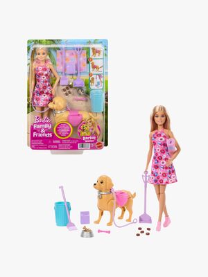 Barbie Family & Friends Malibu Lekesett Hundelufting