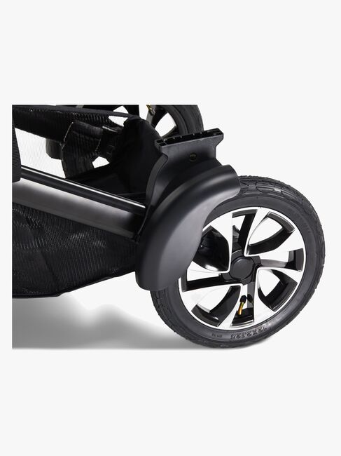 Beemoo Maxi 4 Twin Søskenvogn inkl. Søskensete, Black/Black