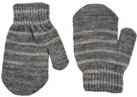 Lindberg Magic Wool Stripe Votter 2-pack, Anthracite/Grey