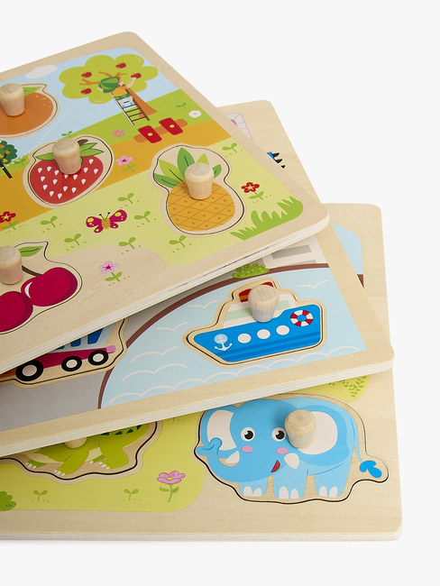 Fippla Knottepuslespill Se og Lær 3-Pakk