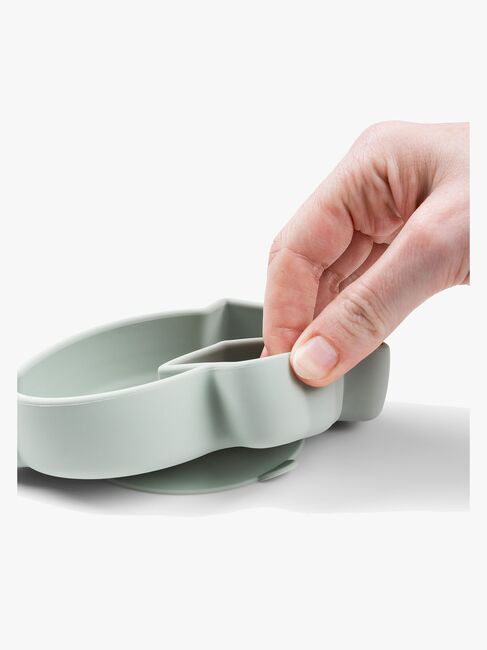 Done By Deer Stick & Stay Silikontallerken Birdee, Green