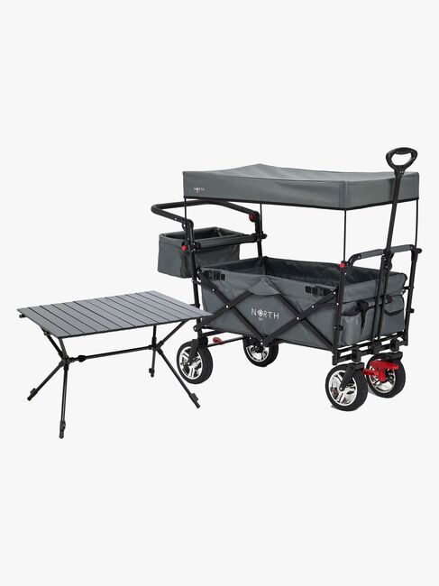 North 13.5 Porter Tralle , Ivy Grey Inkl. Campingbord
