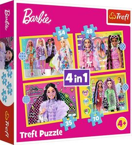 Trefl Barbie Puslespill 4-in-1