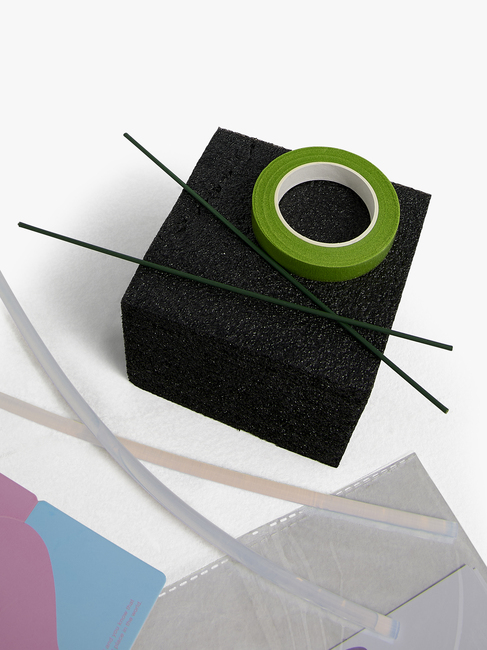 Fippla DIY-sett Blomsterbukett med Piperensere 18 Deler, Rosa