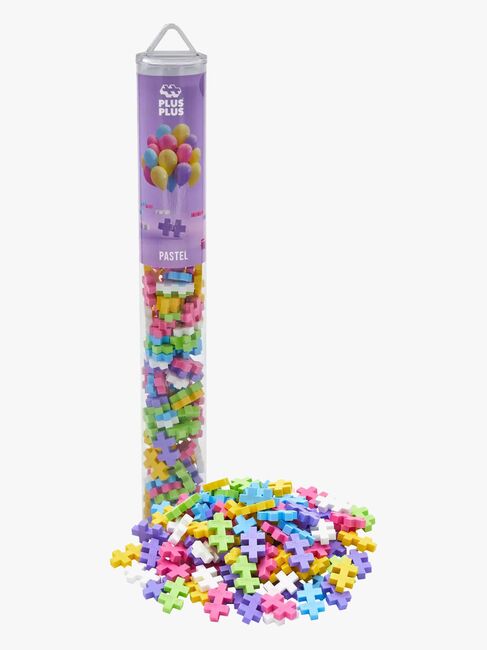 Plus-Plus Byggesett med Bunnplate & Tube Mix, 4x100 Deler