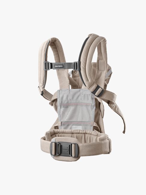 BabyBjörn Harmony Bæresele Vevd, Light Beige Melange