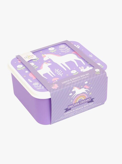 A Little Lovely Company Matbokssett, Unicorn dreams