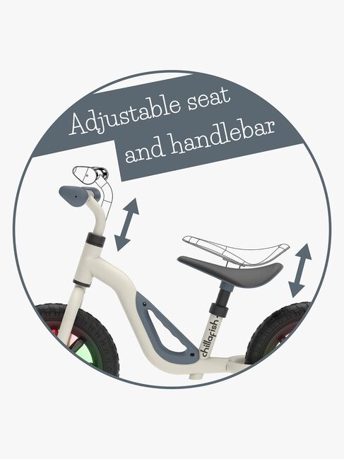 Chillafish Charlie GLOW Balansesykkel, Beige