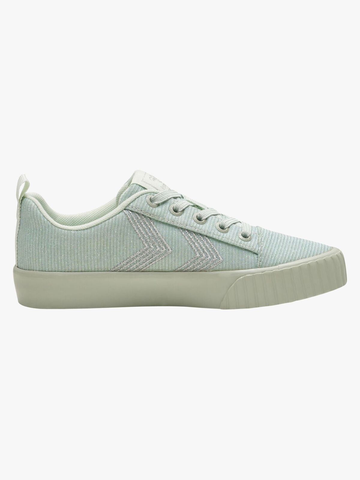 Hummel Base Court Glitter Jr Sneaker, Pale Aqua