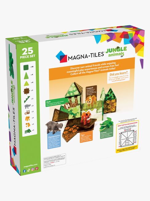 MAGNA-TILES Jungeldyr Byggesett 25 Deler