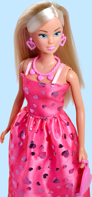 Steffi Love Motedukke med Glitterkjole