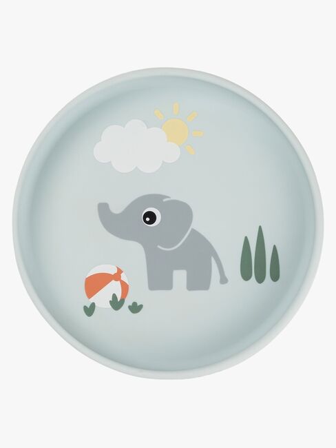 Done By Deer Playground Tallerken Stick & Stay, Blue