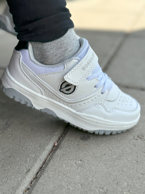 Nordbjørn Skooby Sneakers, Hvit/Grå