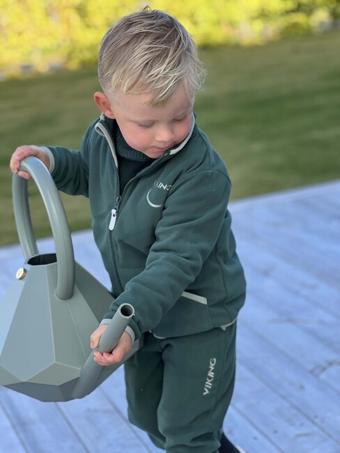 Viking Playtime Fleecejakke, Mørkegrønn/Grønn