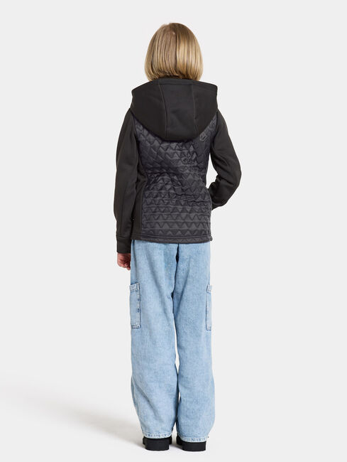 Didriksons Kapris Hybridjakke, Svart