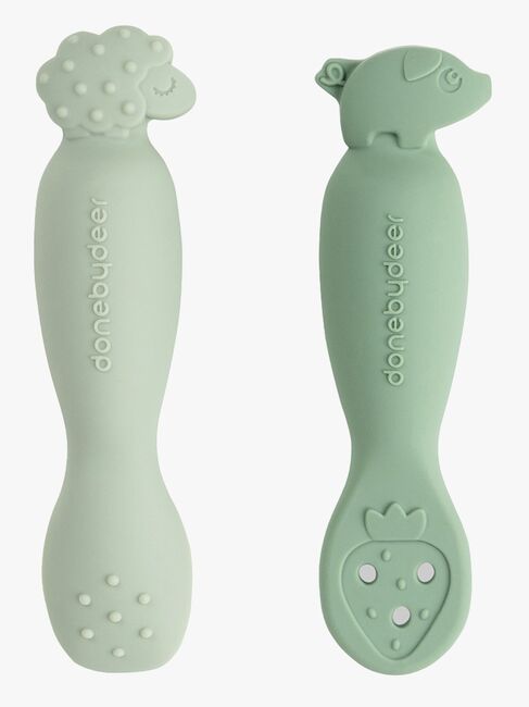 Done By Deer Tiny Farm Skjeer 2-Pakk, Green