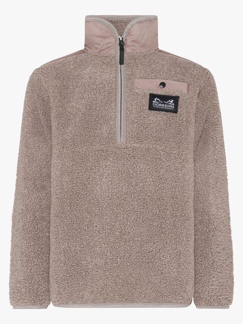 Didriksons Exa Fleecetrøye, Ash Brown