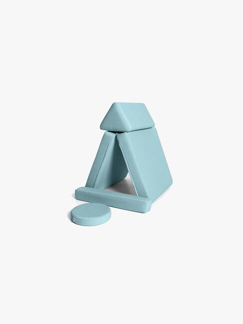 Shappy Play Byggbar Lenestol 80x80 cm, Sky Blue