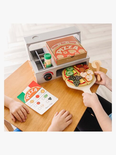 Melissa & Doug Top & Bake Pizzadisk Lekesett