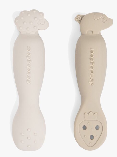 Done By Deer Tiny Farm Skjeer 2-Pakk, Sand