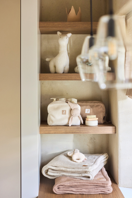 Jollein Teppe 75x100 cm Box Knit/Velvet, Warm Sand