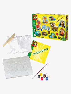 SES Creative Hobbysett Gipsfigurer Skogens Dyr