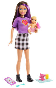 Barbie Skipper Babysitters Dukke Med Tilbehør