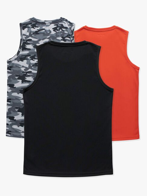 Hyperfied Bounce Tank Top 3-pack, Black/Camo Black/Koi