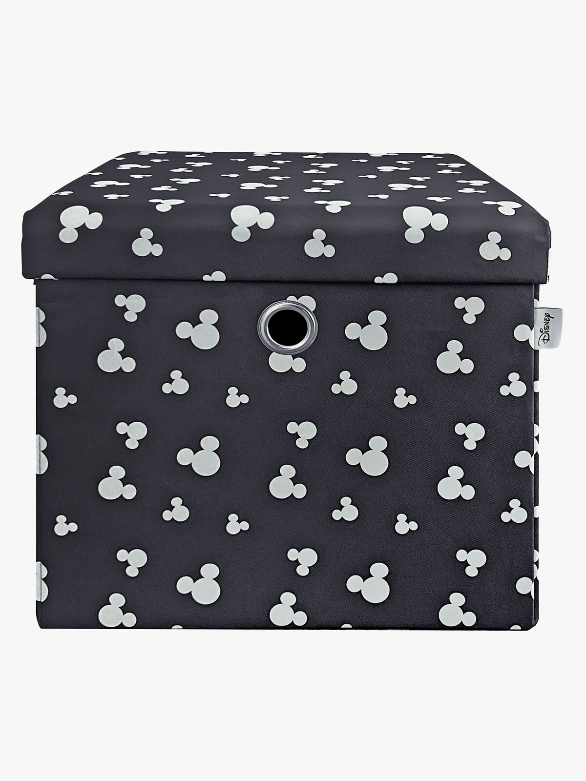 Disney Mikke Mus Puff med Oppbevaring, Grå