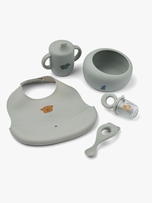 LIEWOOD Mileah Baby Matsett 5 Deler, Dove blue