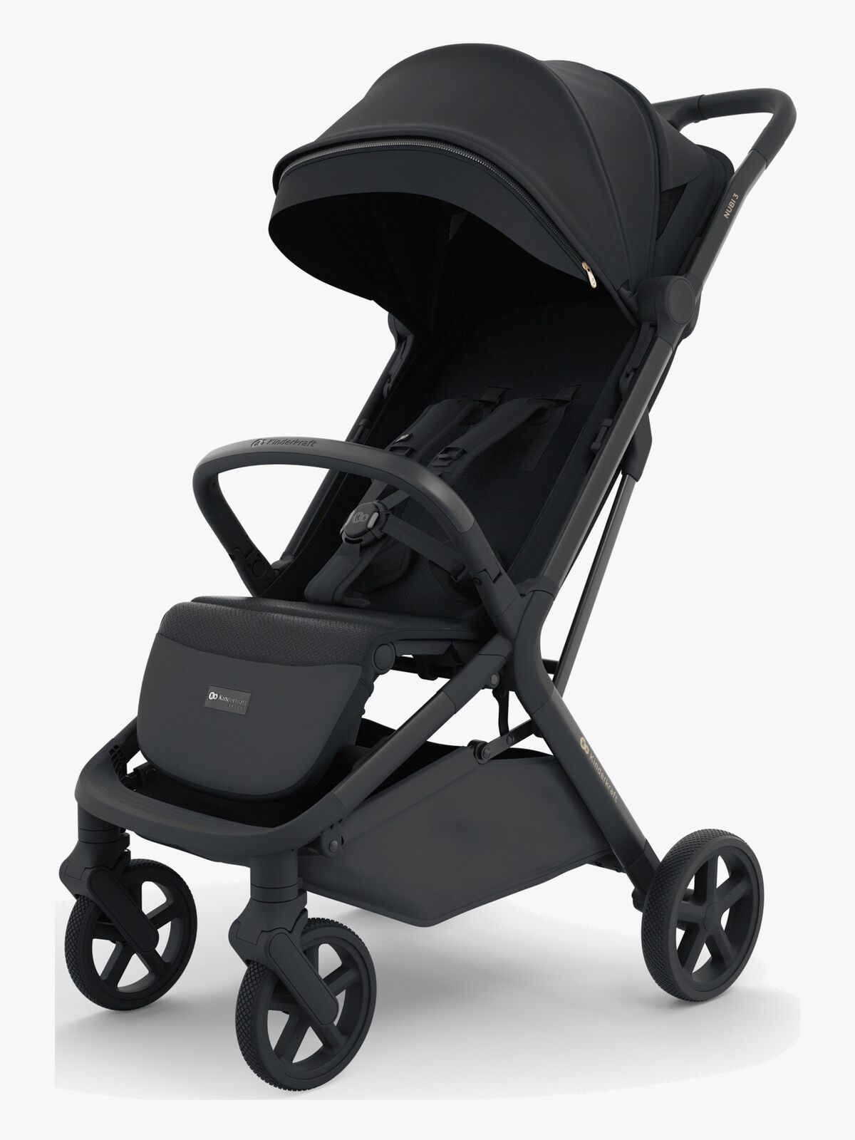 Kinderkraft NUBI 3 Sportsvogn, Midnight Black