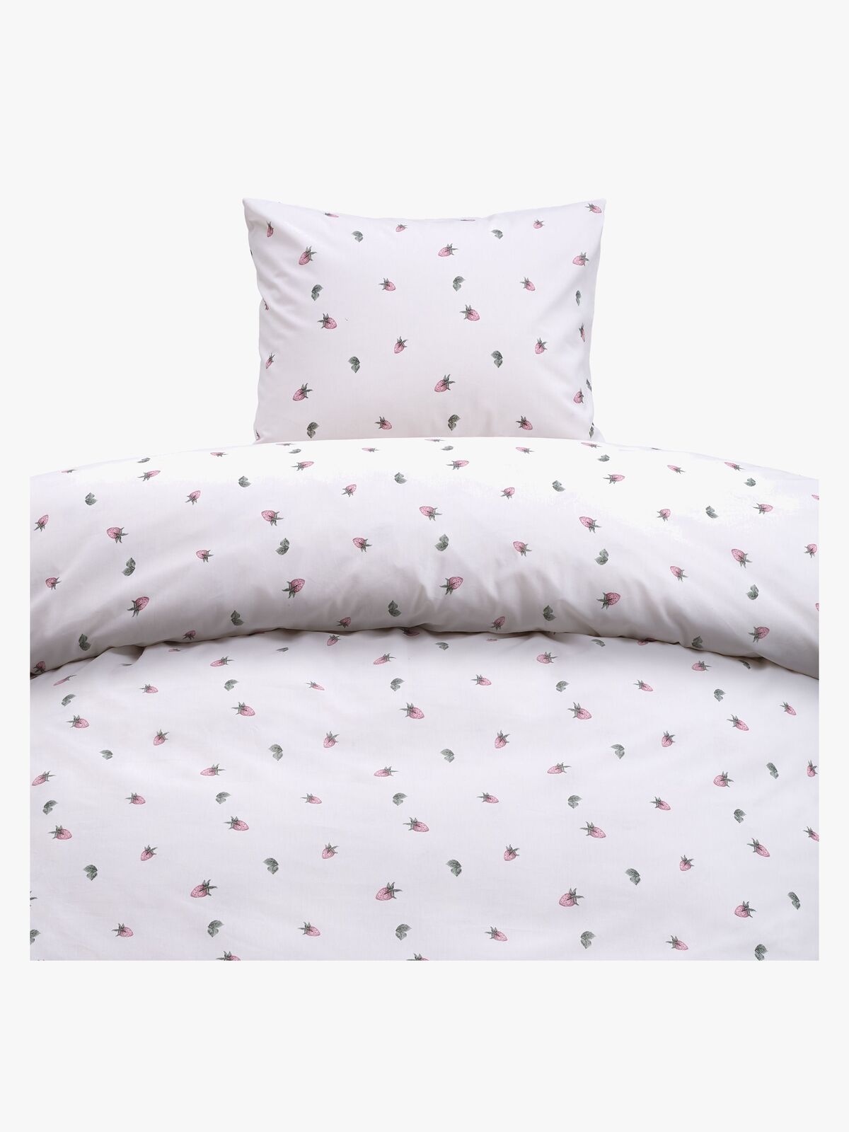 Borganäs Sengesett Sprinkelseng Jordbærdrøm 100x130