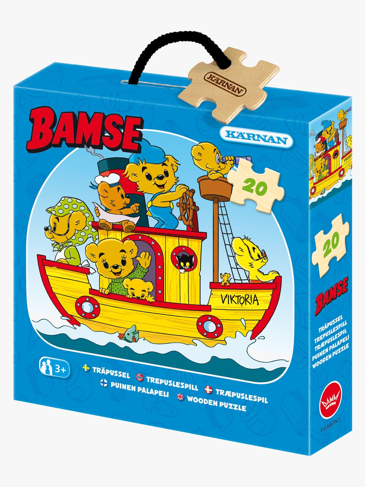 Kärnan Bamse Bokspuslespill 20 Brikker