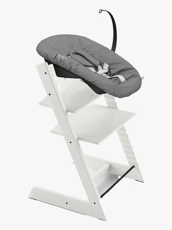 Stokke Tripp Trapp Matstol inkl. Newborn Set, White/Antracite