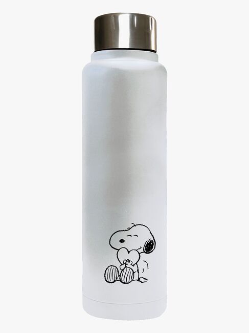 Snoopy Vannflaske Love, Hvit