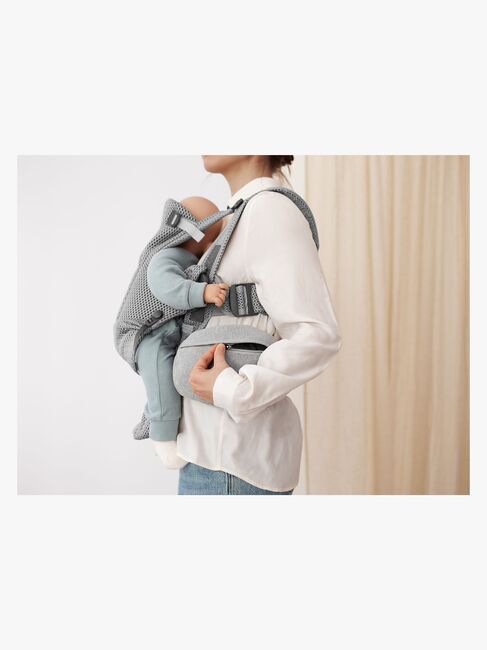 BabyBjörn Oppbevaringslomme Bæresele Vevd, Light Grey Melange