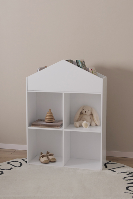 Alice & Fox HOLLY Bokhylle Hus, Hvit
