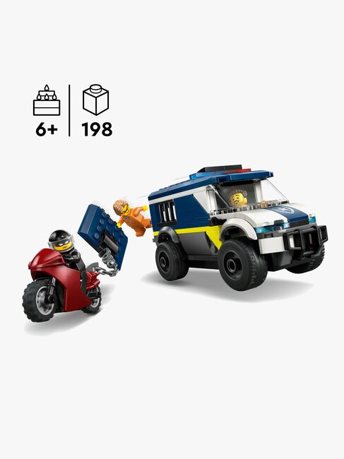 LEGO City 60479 Politibil for fangetransport