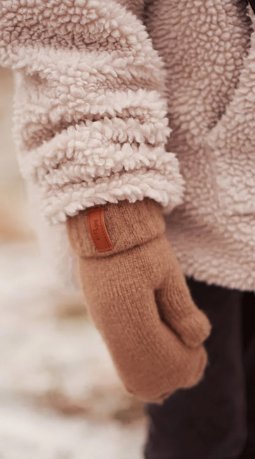 BabyMocs  Strikkede Votter, Caramel