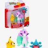 Pokémon Battle Figursett Pikachu, Gible & Ponyta 3-Pakk