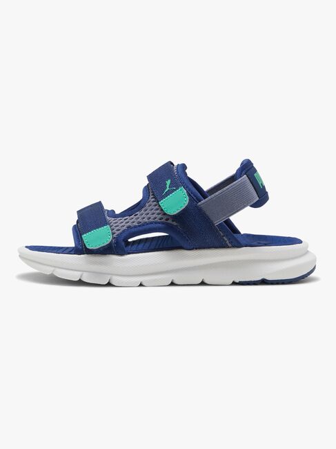Puma Evolve Sandaler, Blue/Vibrant Green