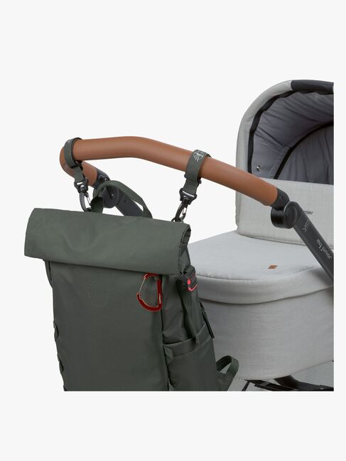 Lässig Outdoor Stelleveske Ryggsekk med Roll-top-åpning, Dark Olive