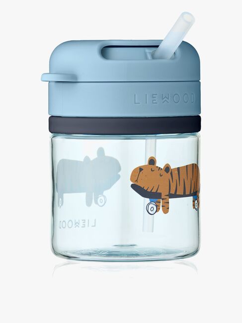 LIEWOOD Pavia Tritan Sugerørkopp 280 ml, Fun/Beach blue