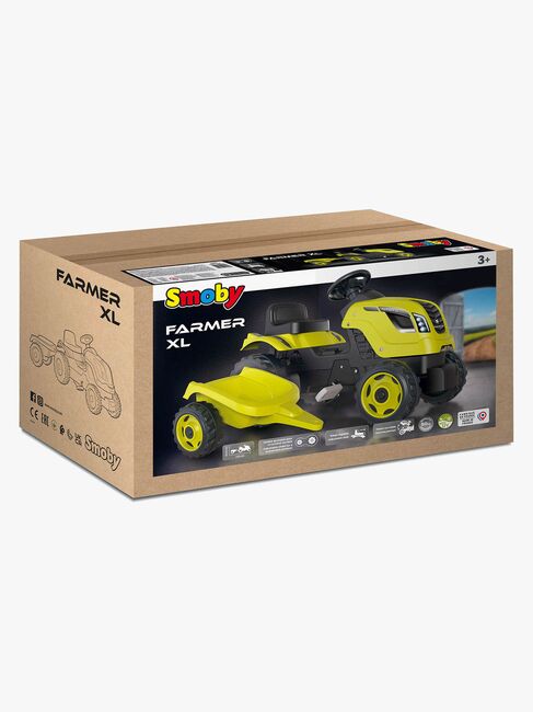 Smoby  Farmer Traktor XL + Tilhenger, Grønn