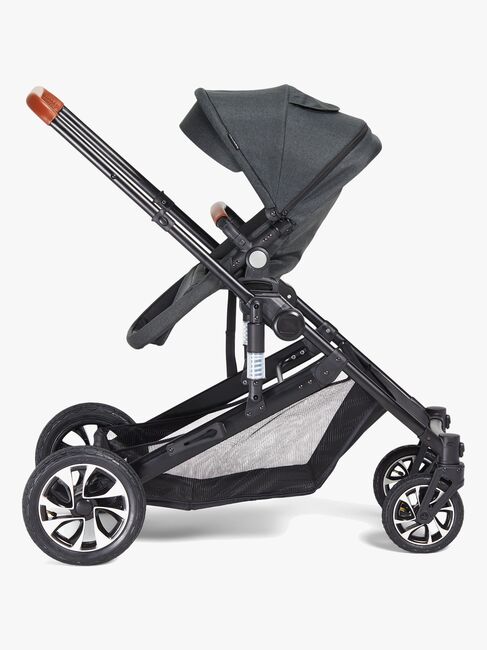 Beemoo Maxi 4 Twin Søskenvogn inkl. Søskensete, Black/Black