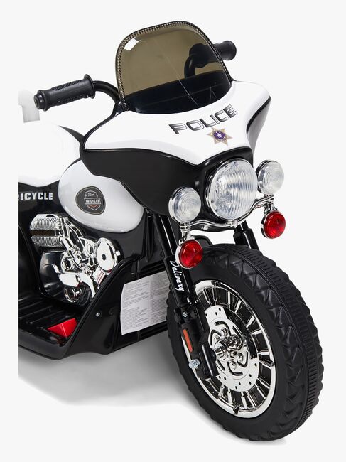 Alex's Garage Elmotorsykkel Liten, Hvit/Svart
