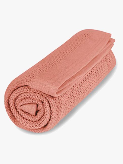 Vinter & Bloom Soft Grid EKO Helseteppe, Clay Coral