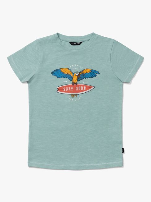 Luca & Lola Riccione T-Shirt 2-pack, Green/White