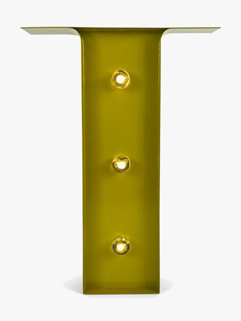 Petite Déco Bokstavlampe T, Gull